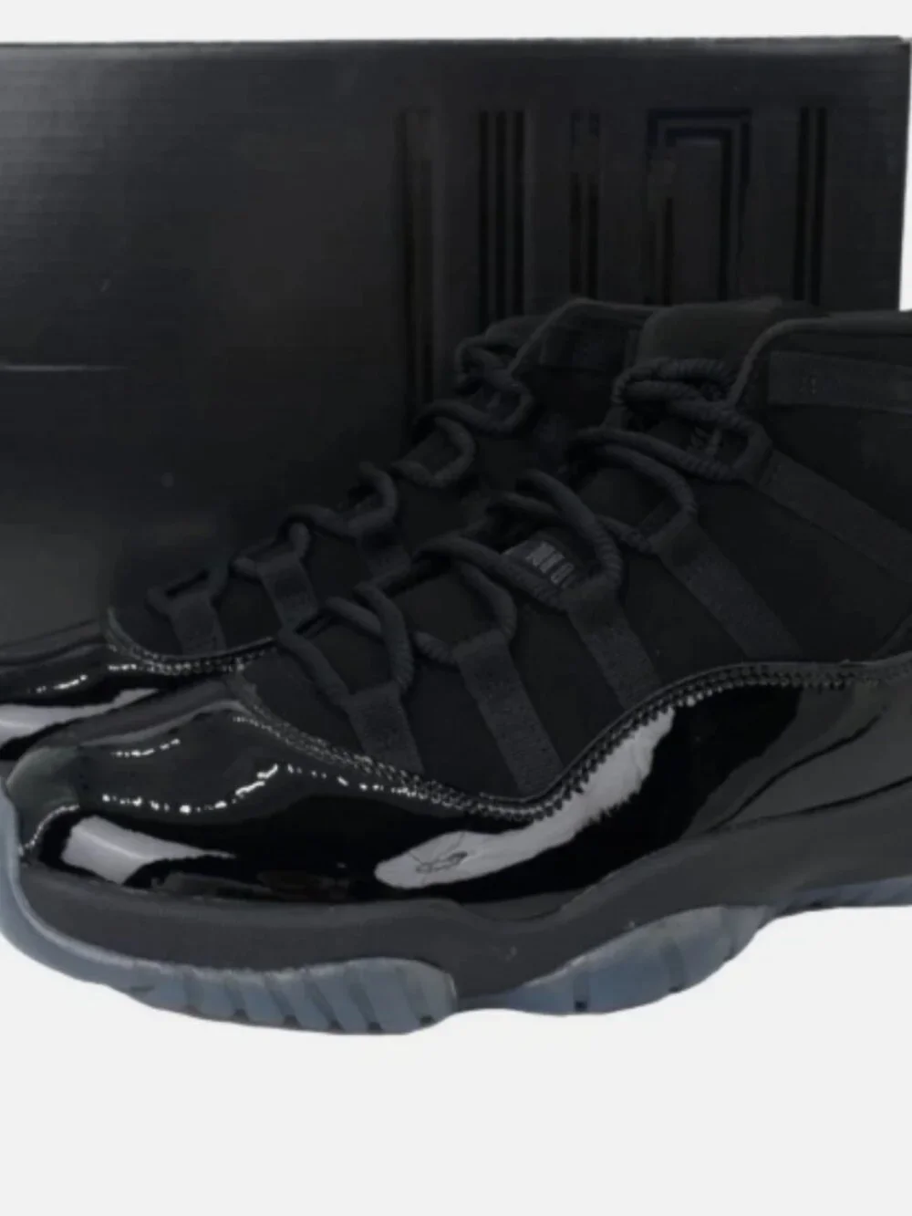 Nike Air Jordan 11 Retro Full Black Patent Leather Unisex Sneakers